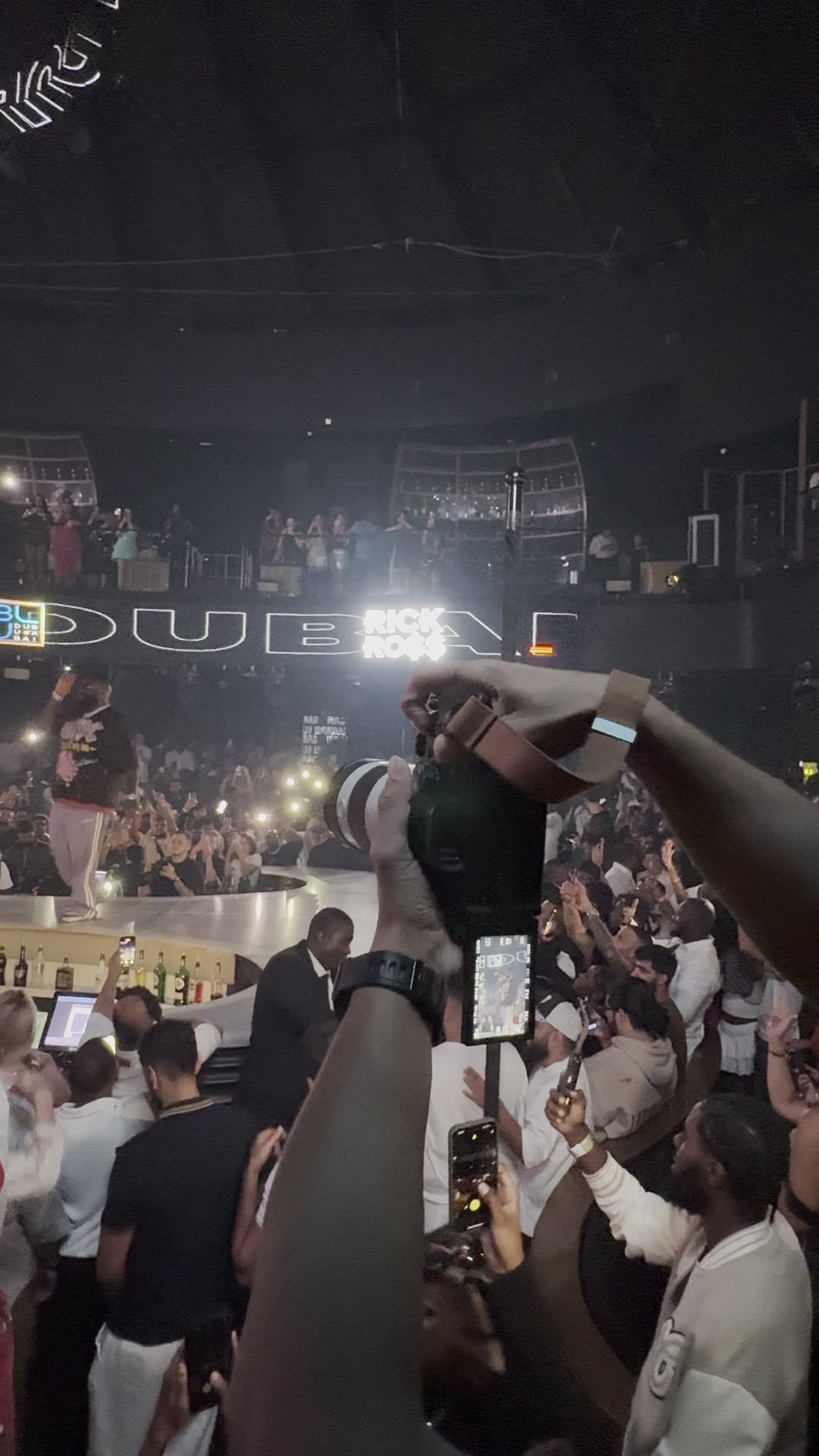 Rick Ross performing in Dubai, filmed by Sahil Ahmad